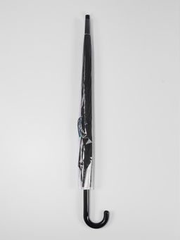 Зонт полуавтоматический «Однотон», 8 спиц, R=46/54 см, d=92 см, чёрный