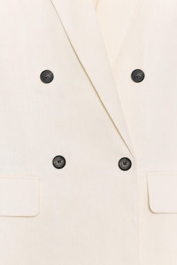 BLAZER LINO MANGA CORTA ZW COLLECTION / Crudo - Zara фото 6