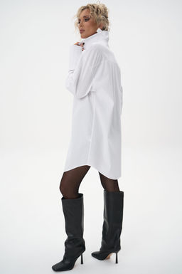 Платье рубашка Пэрис (белый) - Эльза фото 9