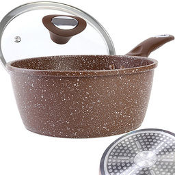 25075 Ковш алюм. 1,7л 18см с.кр МРАМОР/КРОШКА(х6)