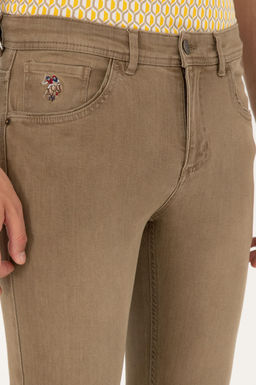 U. S. Polo Assn / Мужские джинсовые брюки светло-хаки - U.s. polo assn фото 5