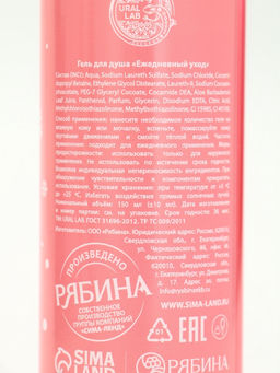 Подарочный набор новогодний Снеговик, гель для душа 2 шт х 150 мл, мочалка, URAL LAB