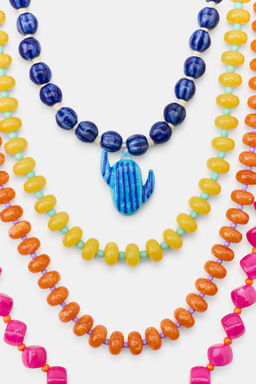 PACK 4 COLLARES BOLAS CACTUS / Multicolor - Zara фото 4