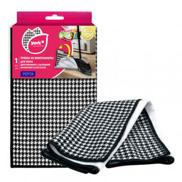 Салфетка из микрофибры для пола Пепита YORK двухст. с застежкой (50*60 см) арт. 026370