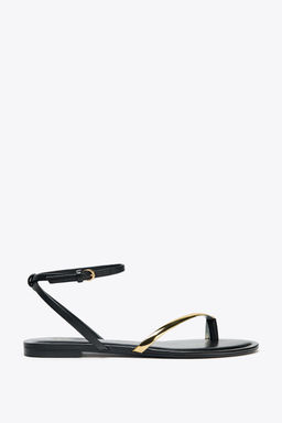 FLAT SANDALS WITH DETAIL - Zara фото 15