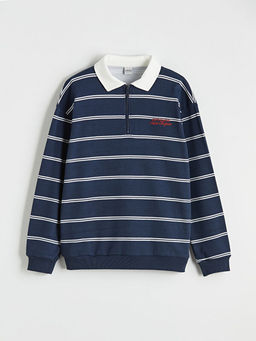 Polo Yaka ?izgili Erkek ?ocuk Ti??rt