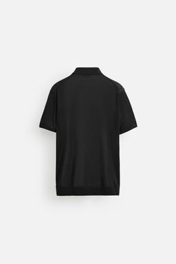 KNIT COTTON - SILK POLO SHIRT - Zara фото 24