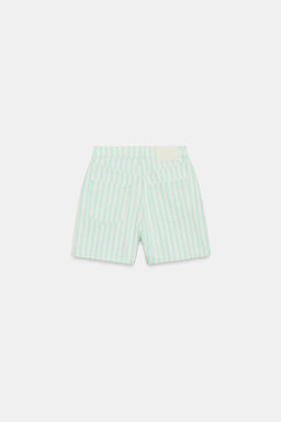 SHORTS Z1975 MOM FIT / rayas - Zara фото 6
