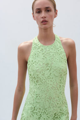 Vestido halter de encaje - H&m фото 2