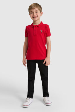 Erkek _ocuk K_rm_z_ Polo Yaka Basic Ti__rt - U.s. polo assn фото 4