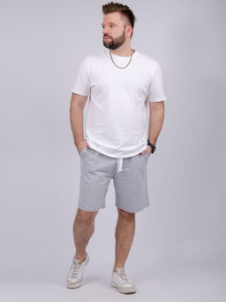 Шорты, футер с лайкрой - Малина фото 11