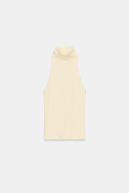 TOP CUELLO ALTO MANGA SISA / Crudo - Zara фото 2
