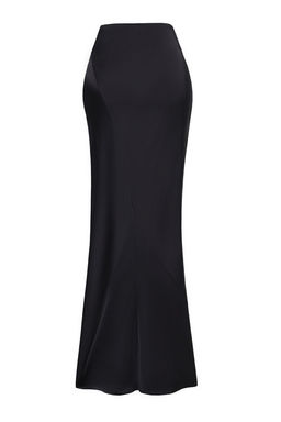 TRENDYOLMILLA Siyah Dokuma Saten Uzun Etek TPRAW24ET00040  фото 8