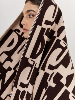 в составе ШЕРСТЬ  и КАШЕМИР Большой, мягкий, теплый  двусторонний палантин - Tantino фото 9