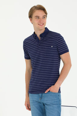 Мужская темно-синяя футболка - U.s. polo assn фото 3