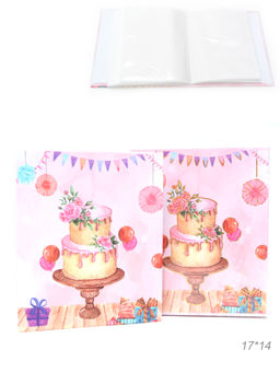 Фотоальбом 40 фото 10х15 Розовый/ 9334 /уп 72/676982