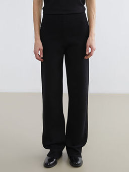 Beli Lastikli Kad?n Triko Pantolon