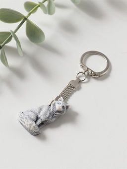 Брелок "Лисичка сидит" (барельеф), 3,5см