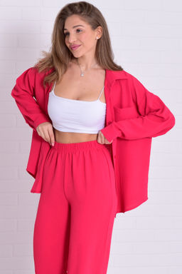 Костюм женский 5-352е (алый)