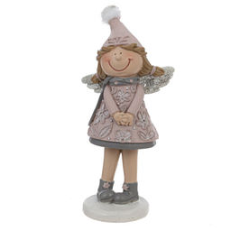 Фигурка декоративная "Девочка-Ангел", L5 W3,5 H10,5 см, 3в.