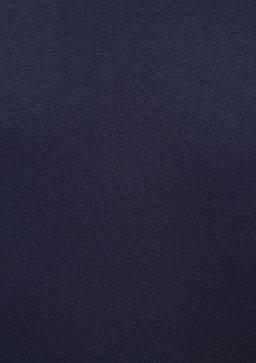 Bisiklet Yaka Lacivert Basic Sweatshirt - Mavi фото 7