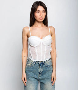 Топ #КТ1941, белый