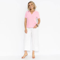 Футболка из мягкого хлопка, Впервые и навсегда (розовая) - Charutti фото 4