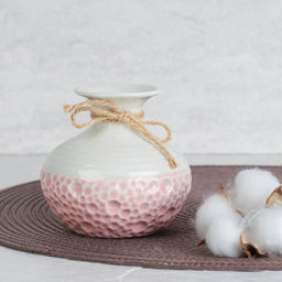 Ваза 9,5х10(2)см / FLM-59 /уп 64/ (Розовый) - Галеонтрейд фото 2