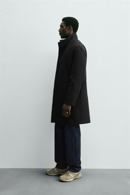 ABRIGO CUELLO DESMONTABLE / Gris - Zara фото 4