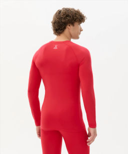 Футболка компрессионная с длинным рукавом JOGEL CAMP PerFormDRY Baselayer LS Tee, красный  фото 8