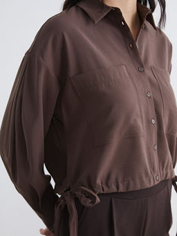 Ba?c?kl? Oversize Kad?n G?mlek