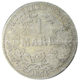 1 марка 1876 года A Германия