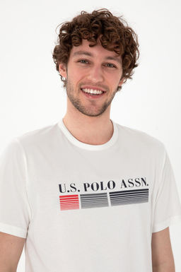 Erkek Bisiklet Yaka Beyaz Pijama Tak_m_ Sepette S_rpriz _ndirim - U.s. polo assn фото 2