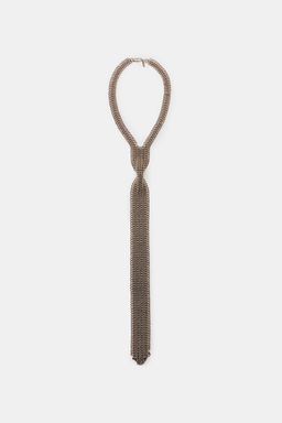 METAL TIE NECKLACE - Zara фото 3