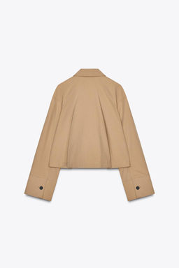 SHORT CAPE TRENCH COAT - Zara фото 9