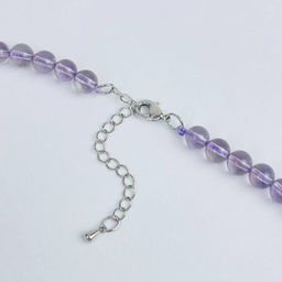 Колье из лавандового Аметиста