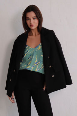 11098 Топ базовый с принтом - Martichelli фото 10