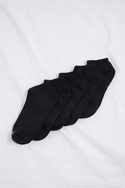 Siyah Bask_l_ 5li Paket Patik Boy Un_sex _orap TMNSS26CO00008 - Trendyolmilla фото 2