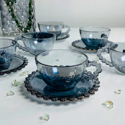 Чайный набор 12пр. 200мл в под.уп.(х8)Стекло арт.588-737