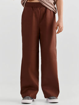 Брюки для мальчиков коричневые прямого кроя - Mark formelle фото 2