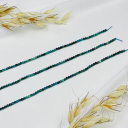 Бусины из украшений из Хризоколлы (120 бусин)