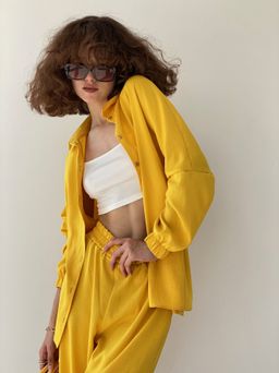 9406 Костюм летний в цвете шафран - Martichelli фото 6