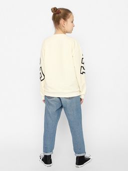 CRB wear/CSJG 63484-21-356 Джемпер для девочки,экрю/Ex.Cherubino  фото 3