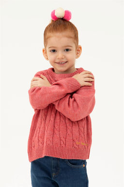 Розовый свитер для девочки - U.s. polo assn фото 5