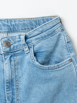 Джинсы прямые Голубые 7+ - Bungly фото 7