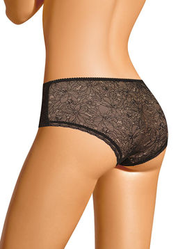 CLE SH1165 Трусы жен. Кружево хлопок чёрный - Clever wear фото 2