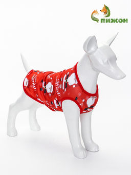 Майка Merry, размер M (ДС 30, ОШ 30, ОГ 40 см), красная - Пижон фото 3