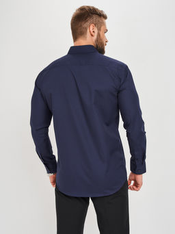 Сорочка мужская длинный рукав CASINO c240/157/d.nav/Z  фото 6