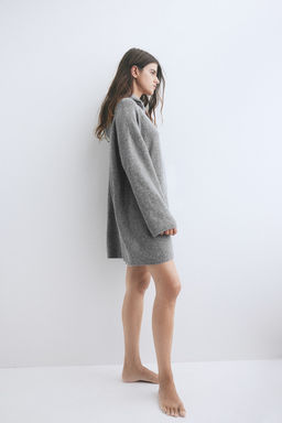 Vestido de punto fino con capucha - H&m фото 5