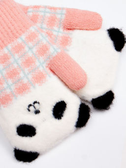 Варежки детские на шнурке Kim Lin  фото 3